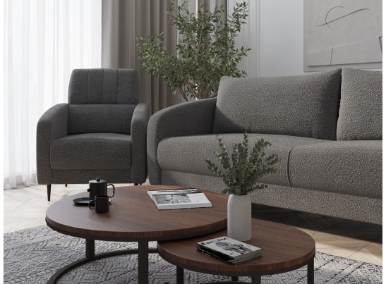 Кресло Стелла серый