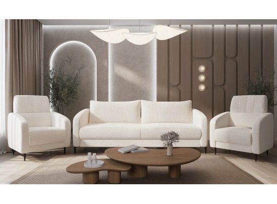 Комплект мягкой мебели Стелла белый