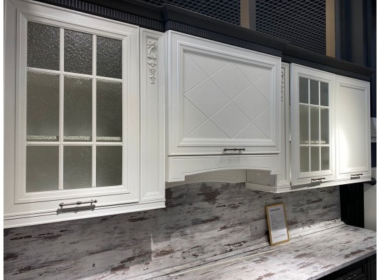 Кухня Берлин 27 (4,2 м) Гриджио-Бьянка