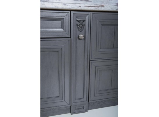 Кухня Берлин 27 (4,2 м) Гриджио-Бьянка