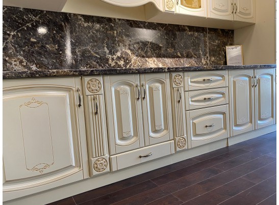 Кухня Глория 29 (4,2*1,5 м) крем