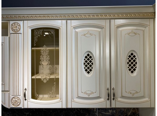 Кухня Глория 29 (4,2*1,5 м) крем