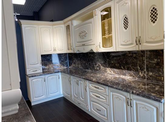 Кухня Глория 29 (4,2*1,5 м) крем