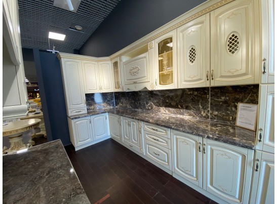 Кухня Глория 29 (4,2*1,5 м) крем