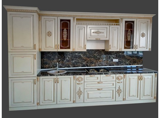 Кухня Афина 5 (3,6 м) крем