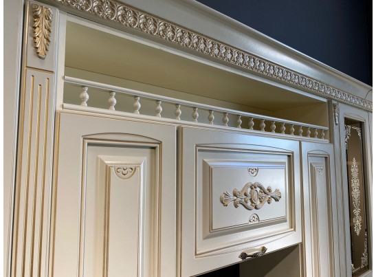 Кухня Афина 24 (3,8*2 м) крем