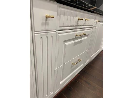 Кухня Гарвард 35 (3,3 м) белый матовый