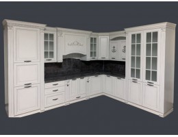 Кухня Кальяри Бьянка 40 (3,5*2,6 м) белый матовый Кухня Кальяри Бьянка 40 (3,5*2,6 м) белый матовый