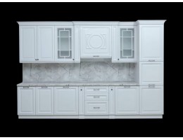 Кухня Лондон 51 (3,6 м) серый шелк