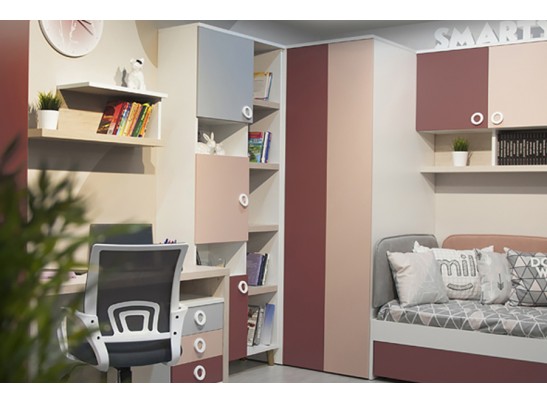 Шкаф для книг SMARTY PINK