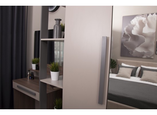 Шкаф 2-х ств с зеркалом BARCELONA в Набережных Челнах