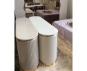 Спальня "Ницца Luxury" (6ти ств. кровать,ламели) мокко/крем в Набережных Челнах