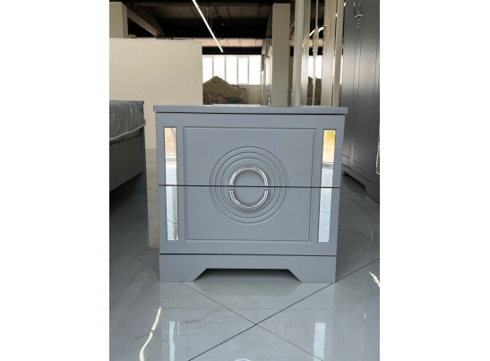 Спальня "Элит" (4х ств. кровать 1,8,дсп настил) крем/графит в Набережных Челнах