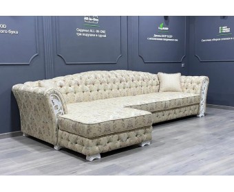 Диван трехместный "ТУРИН" с оттоманкой (МАКСИ)