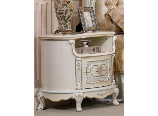 Спальный гарнитур Королева, слоновая кость