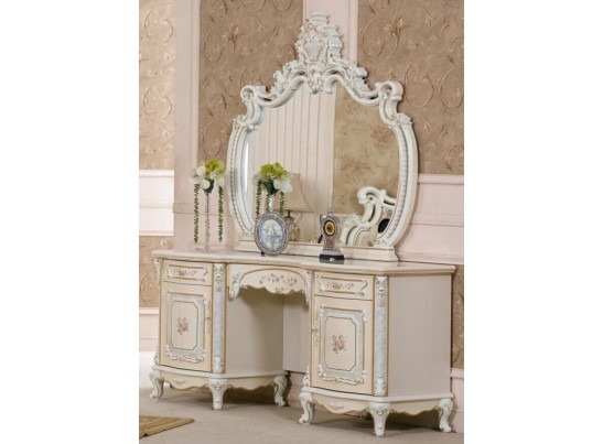 Спальный гарнитур Королева, слоновая кость