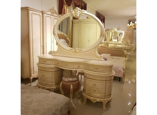 Спальный гарнитур Луиза, слоновая кость