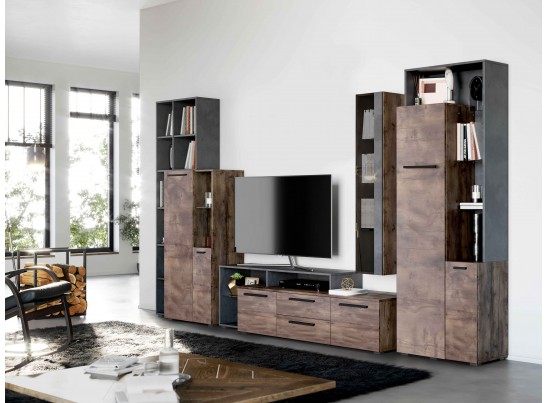 Шкаф навесной с 1дв-й "Глазго" гостиная в Набережных Челнах