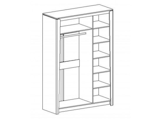 Шкаф трехдверный "Мальта" спальня Таксония в Набережных Челнах
