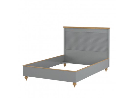 Кровать "Рандеву" 140 (белый, серый) в Набережных Челнах