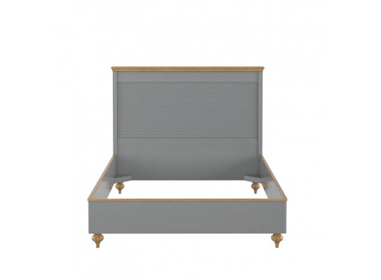 Кровать "Рандеву" 140 (белый, серый) в Набережных Челнах