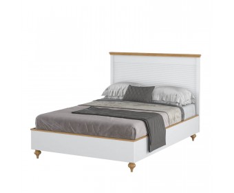  Кровать "Рандеву" 140 (белый, серый)