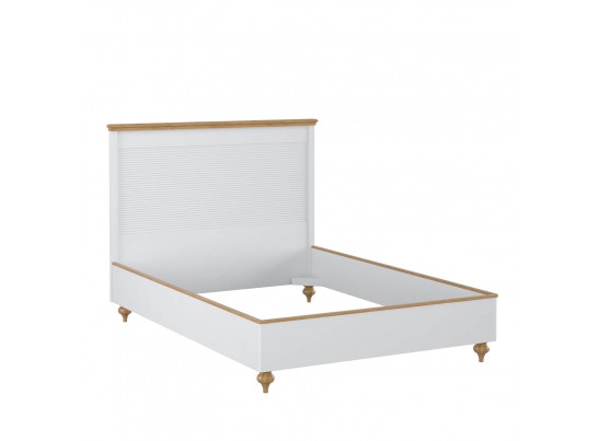 Кровать "Рандеву" 160 (белый, серый) в Набережных Челнах