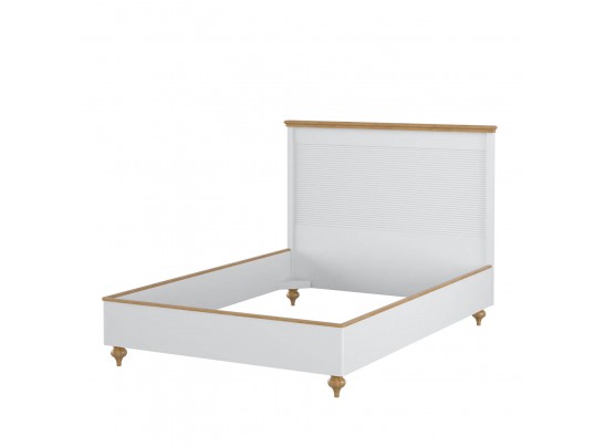 Кровать "Рандеву" 160 (белый, серый) в Набережных Челнах