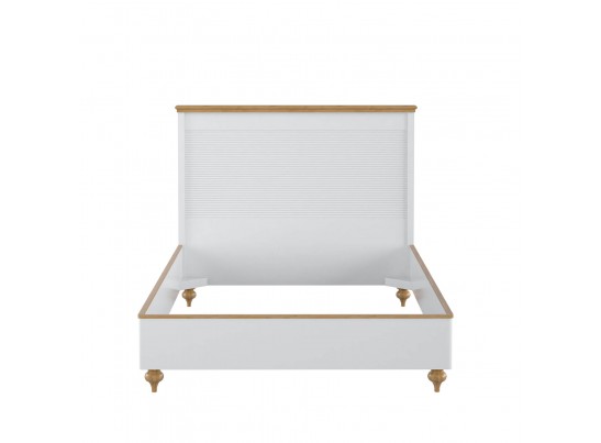 Кровать "Рандеву" 160 (белый, серый) в Набережных Челнах