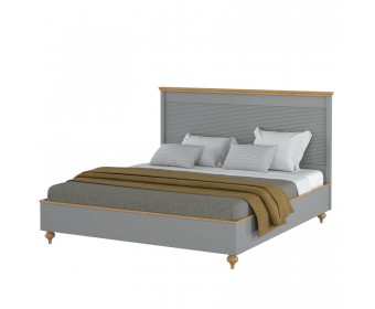  Кровать "Рандеву" 160 (белый, серый)