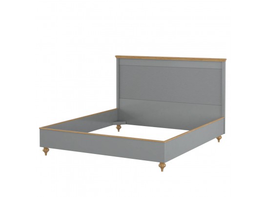 Кровать "Рандеву" 160 (белый, серый) в Набережных Челнах