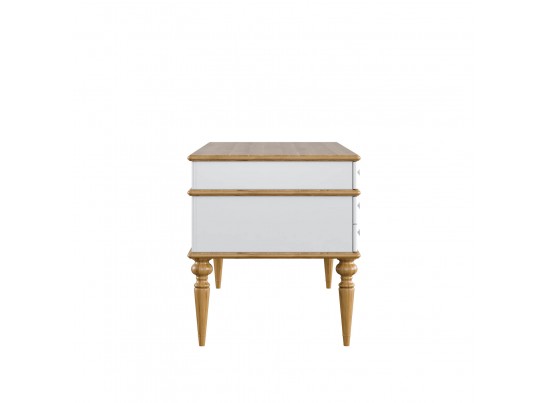 Стол письменный "Рандеву" 007 (белый, серый) в Набережных Челнах