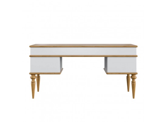 Стол письменный "Рандеву" 007 (белый, серый) в Набережных Челнах