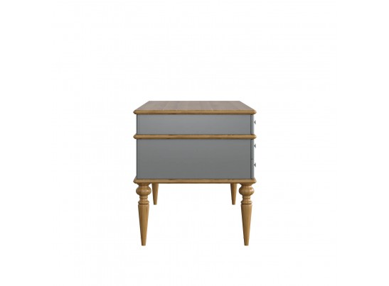 Стол письменный "Рандеву" 007 (белый, серый) в Набережных Челнах