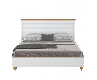 Кровать "Рандеву" 180 (белый, серый)