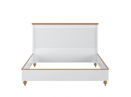 Кровать "Рандеву" 180 (белый, серый) в Набережных Челнах