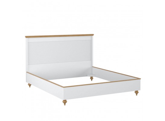 Кровать "Рандеву" 180 (белый, серый) в Набережных Челнах