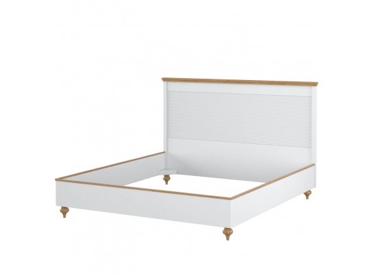 Кровать "Рандеву" 180 (белый, серый) в Набережных Челнах