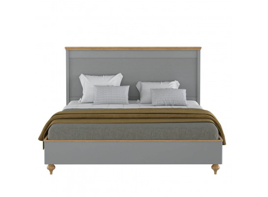 Кровать "Рандеву" 180 (белый, серый) в Набережных Челнах