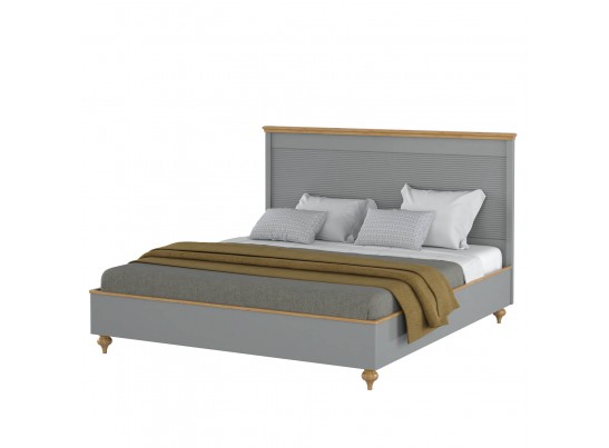 Кровать "Рандеву" 180 (белый, серый) в Набережных Челнах