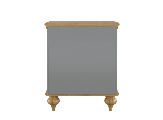 Тумба прикроватная "Рандеву" 02 (белый, серый) в Набережных Челнах