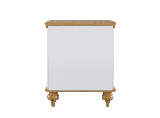 Тумба прикроватная "Рандеву" 02 (белый, серый) в Набережных Челнах