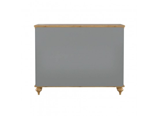 Комод "Рандеву" 04 (белый, серый) в Набережных Челнах