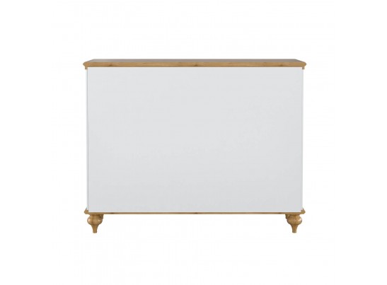Комод "Рандеву" 04 (белый, серый) в Набережных Челнах
