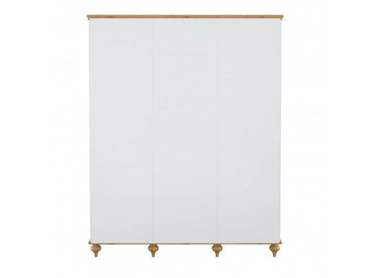 Шкаф для одежды "Рандеву" 33 (белый, серый) в Набережных Челнах