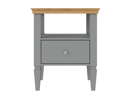 2.1.3 Тумба прикроватная "Ольса" 01 (серый 7042/антик 24) в Набережных Челнах