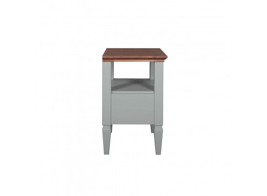 2.1.3 Тумба прикроватная "Ольса" 01 (серый 7042/антик 24) в Набережных Челнах