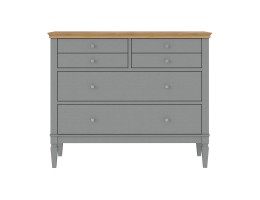 3.1.3 Комод "Ольса" 042 (серый 7042/антик 24)
