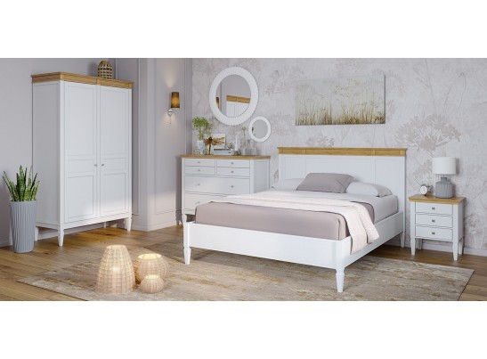 4.1.2 Шкаф для одежды "Ольса" 02 (белый лак/антик 24) в Набережных Челнах