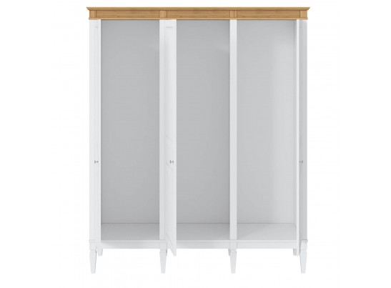 4.2.2 Шкаф для одежды "Ольса" 03 (белый лак/антик 24) в Набережных Челнах